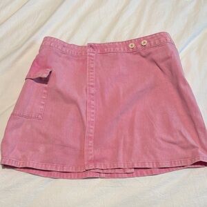 Araminta James Pink Denim Skirt